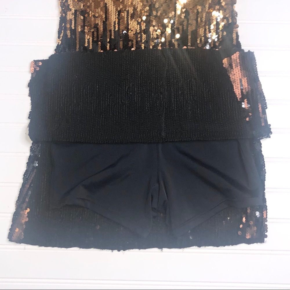 WEISSMAN Sleeveless A-line ombré Sequin Dress Item# 0023 - Picture 5 of 7